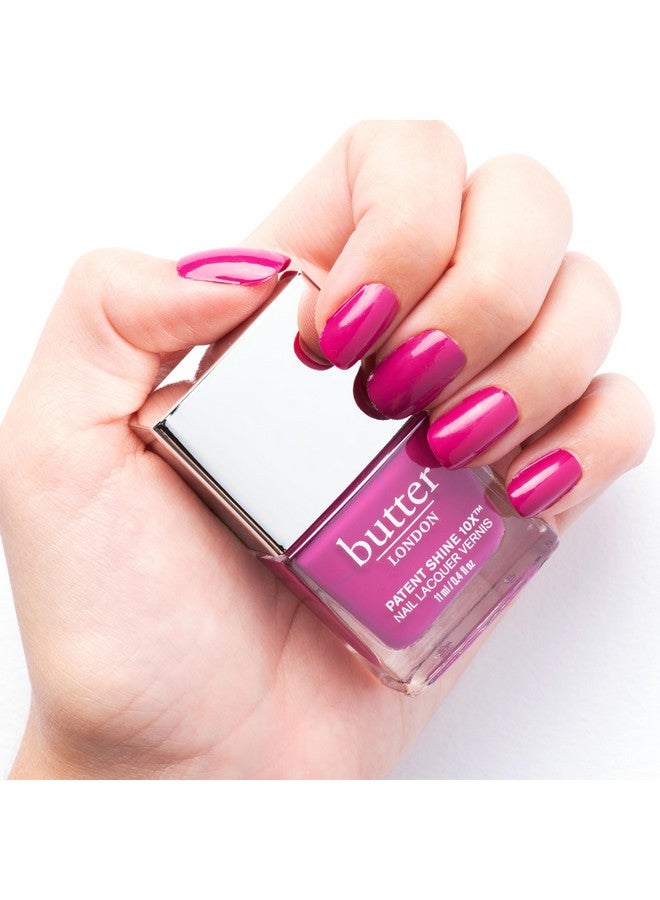 Patent Shine 10X Nail Lacquer Gellike Finish Chipresistant Formula 10Free Formula Crueltyfree Polymer Technology Bonkers