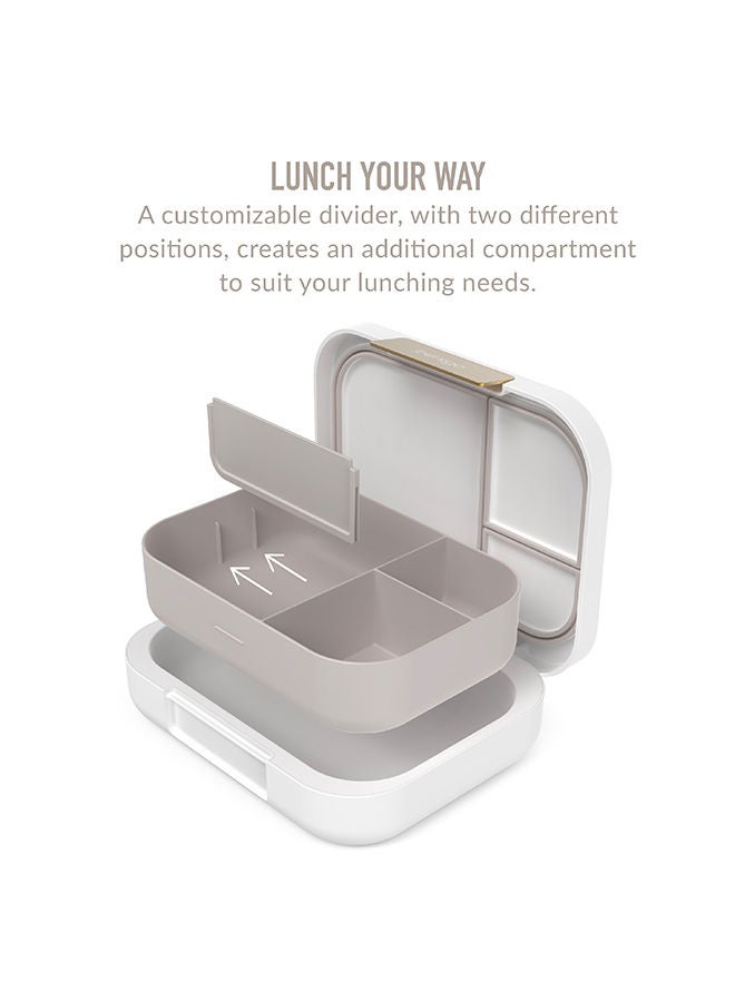 Modern Style Lunch Box - White