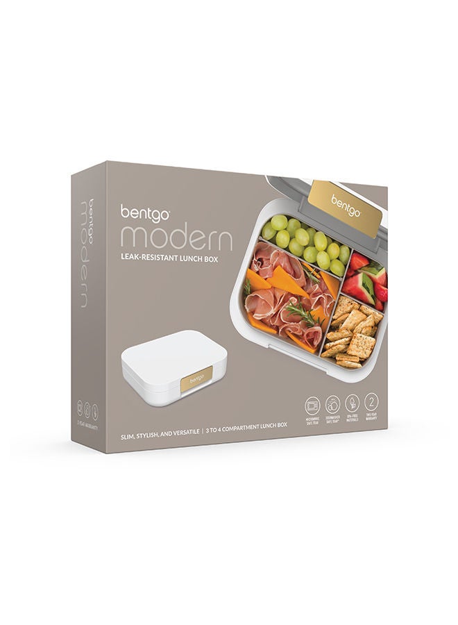 Modern Style Lunch Box - White