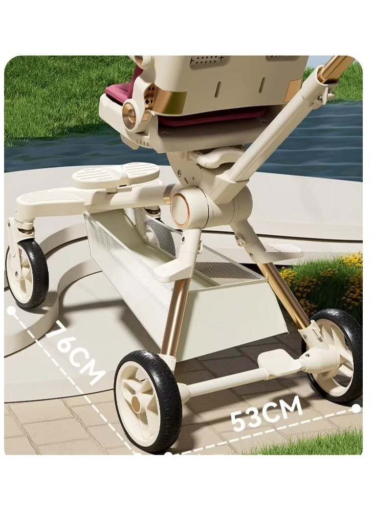 Sunshade Travel Pocket Scooter for Children Swivel Seat Foldable 4 Wheels Kids Stroller 0- 6 Years Buy Cycle