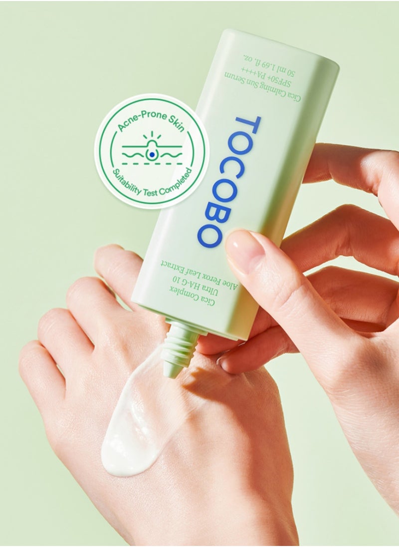 Tocobo Cica Aqua Calming Toner 200ml ,\ Tocobo Toner Pad 150mlj Tocobo Cica Gel Cream 75ml\ & Cica Cooling Sun Stick | Includes Face Scrubber | Calming, Hydrating, and Protective Skincare Set
