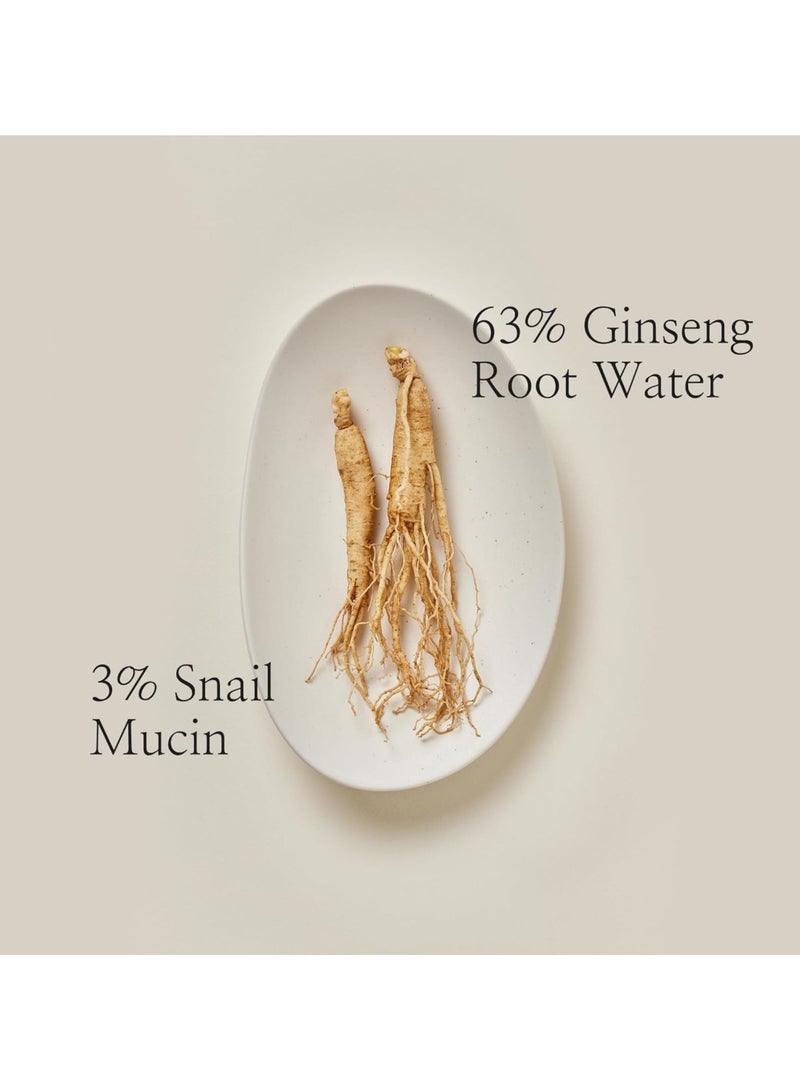 Revive Serum with Ginseng and Snail Mucin - Anti-Aging and Rejuvenating Formula for Youthful Skin - 30ml (1 fl. oz.) - Reduces Fine Lines, Boosts Skin Elasticity, and Enhances Hydration for a Smooth, Firm Complexion 30ml