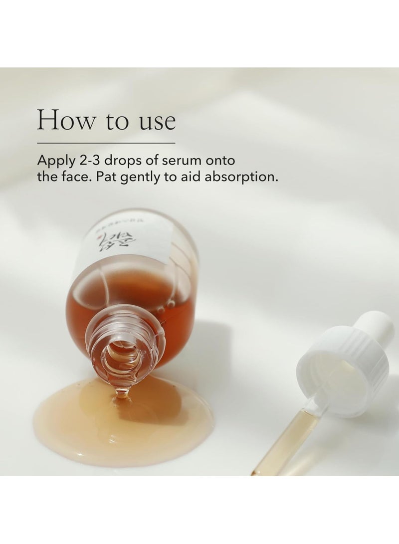 Revive Serum with Ginseng and Snail Mucin - Anti-Aging and Rejuvenating Formula for Youthful Skin - 30ml (1 fl. oz.) - Reduces Fine Lines, Boosts Skin Elasticity, and Enhances Hydration for a Smooth, Firm Complexion 30ml