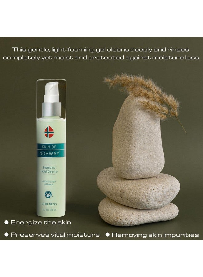 Skin Of Norway Energizing Facial Cleanser Contains Arctic Algae & Minerals Moisturizing Deep Cleansing Face Wash For Dry And Sensitive Skin
