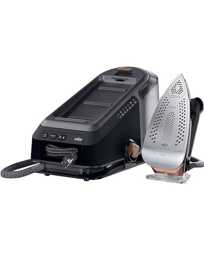 CareStyle 7 Pro Steam Generator Iron with FreeGlide 3D Technology, Smart iCareMode, Ironing, Anti Drip, Detachable 2L Water Tank, Auto-Off 2 L 2700 W IS7286 Black