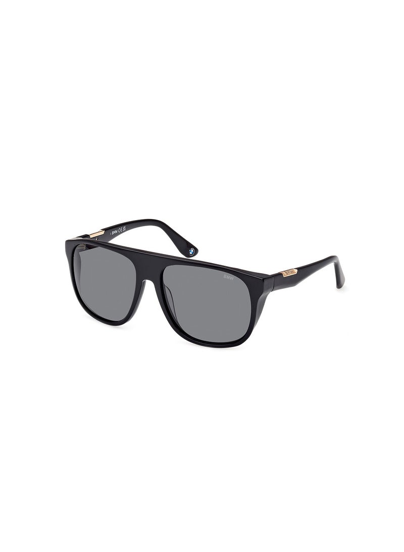 Men's Polarized Pilot Sunglasses - BW0041-H01D58 - Lens Size: 58 Mm