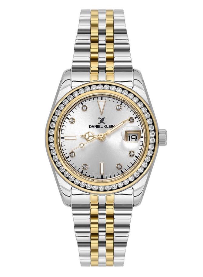 DANIEL KLEIN PREMIUM WOMENS MULTI COLOUR STRAP WATCH  - DK.1.13715-3