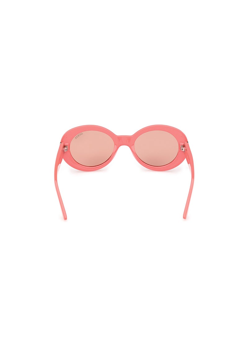 Women's UV Protection Oval Sunglasses - GU790474S51 - Lens Size: 51 Mm