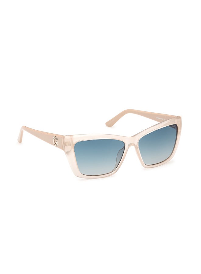 Women's UV Protection Cat Eye Sunglasses - GU0009825P55 - Lens Size: 55 Mm