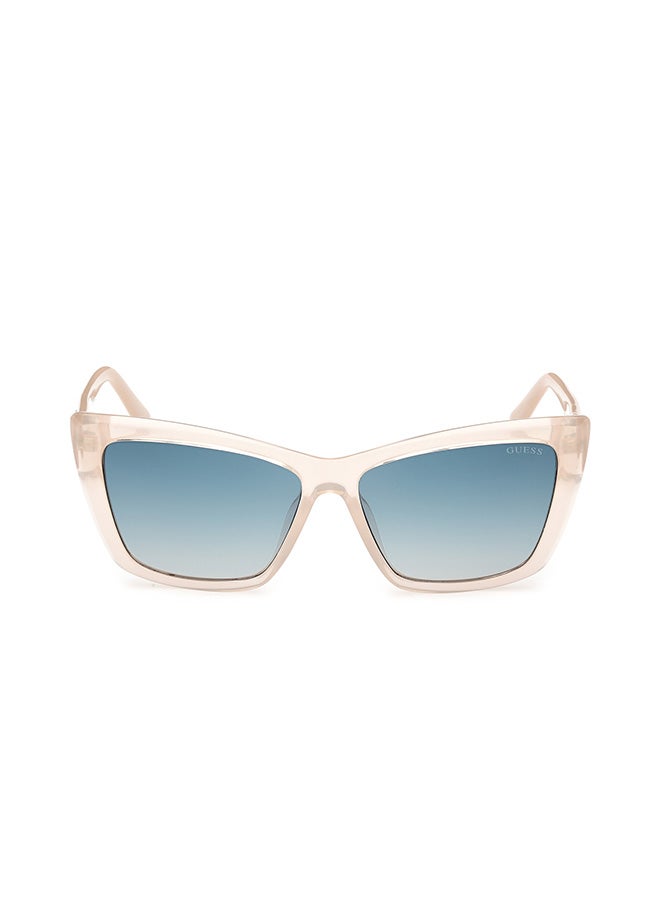 Women's UV Protection Cat Eye Sunglasses - GU0009825P55 - Lens Size: 55 Mm