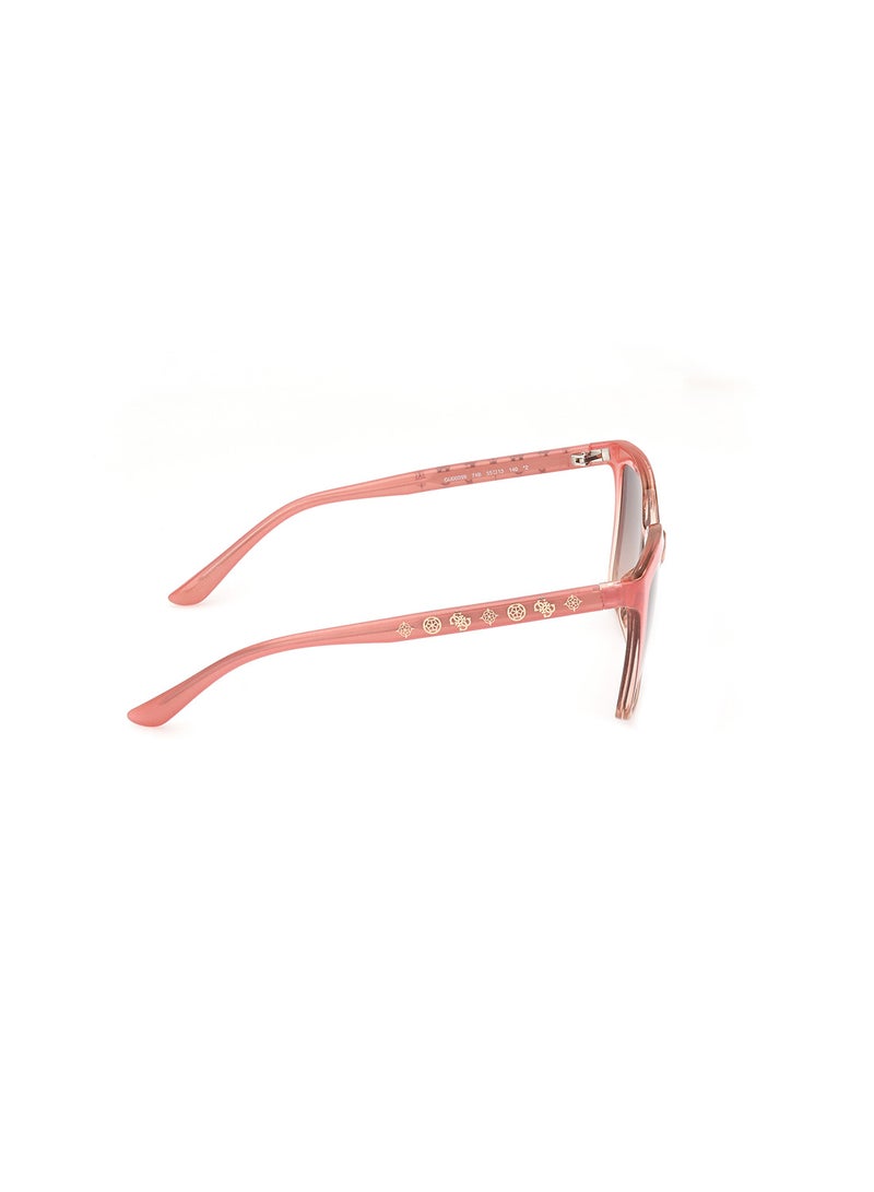 Women's UV Protection Square Shape Sunglasses - GU0009974B55 - Lens Size: 55 Mm - Pink