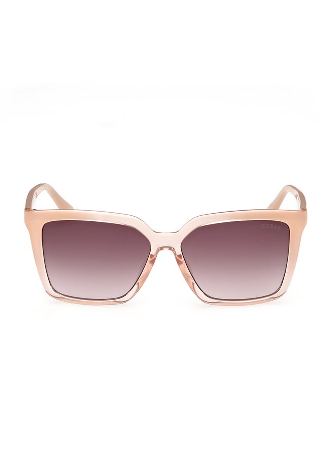 Women's UV Protection Square Sunglasses - GU0009925F55 - Lens Size: 55 Mm