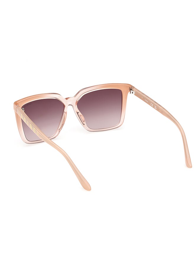 Women's UV Protection Square Sunglasses - GU0009925F55 - Lens Size: 55 Mm