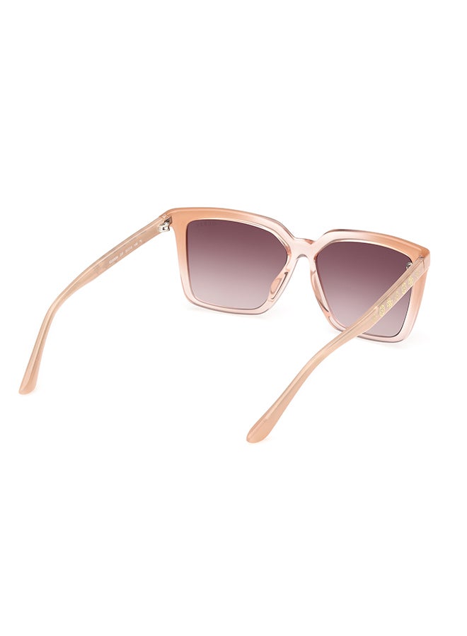 Women's UV Protection Square Sunglasses - GU0009925F55 - Lens Size: 55 Mm