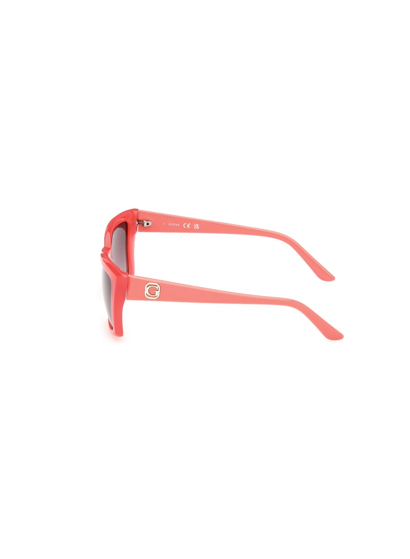 Women's UV Protection Cat Eye Shape Plastic Sunglasses GU0009872F55 - Lens Size: 55 Mm - Shiny Pink