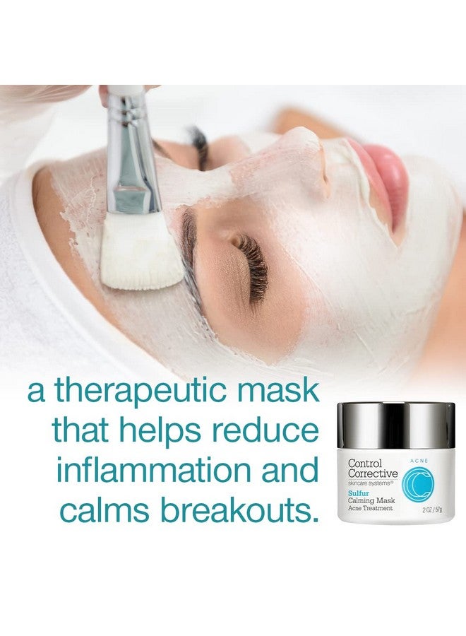 Control Corrective Sulfur Calming Mask 2 Oz Soothes And Calms Inflamed Acne And Reduces Oily Skin Absorbs Oil Calm Inflamed Skin Reduce Enlarged Pores Cool Relief For Tender Skin