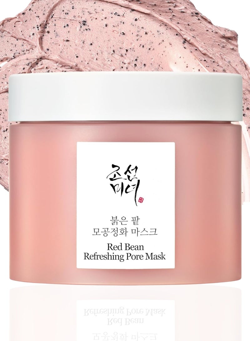 Red Bean Refreshing Pore Mask - Deep Cleansing and Pore-Minimizing Face Mask - 140ml (4.73 fl. oz.) - Purifies Skin, Removes Impurities, and Tightens Pores for a Smooth, Clear Complexion 140ml