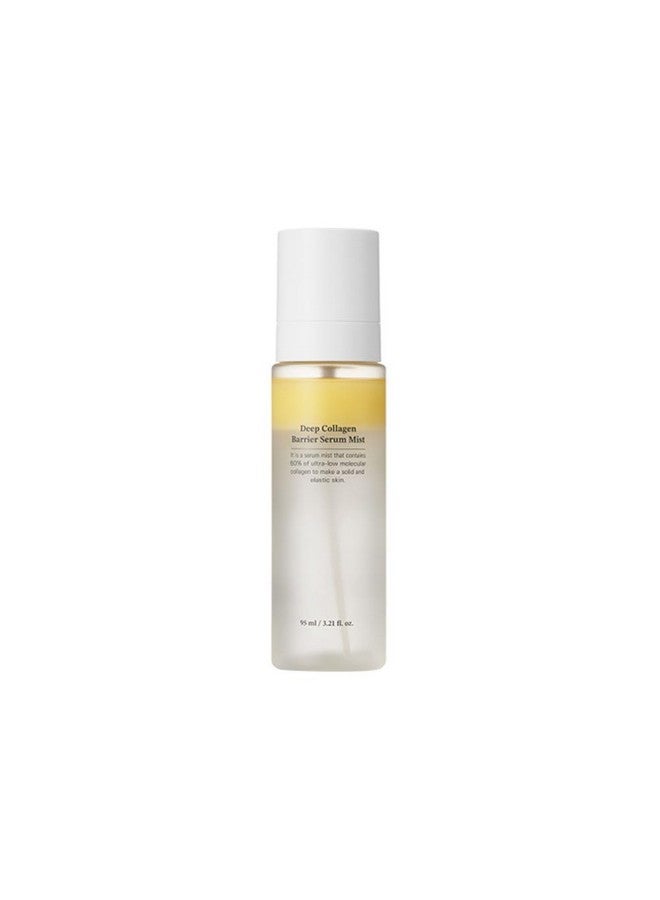 Deep Collagen Barrier Serum Mist Glowboosting Vitamin C & Collagen Serum Facial Mist Spray Collagen Peptides Amino Acid Korean Skincare 3.21 Fl.Oz.