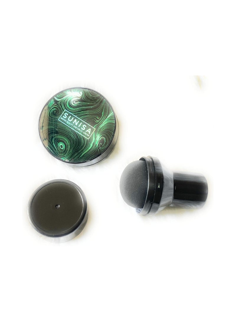 Sunisa Mushroom Head Air Cushion CC Cream Foundation Long-Lasting Coverage of Blemishes,Even Skin Tone,Suitable for All Skin Types