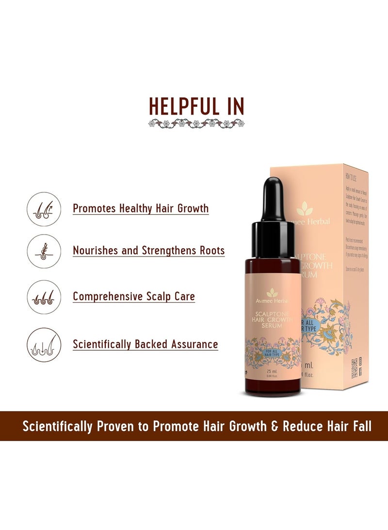 Ingredients: Avimee Herbal Hair Growth Super Saver Combo  Keshpallav Hair Oil 100 ml and Scalptone Hair Growth Serum 25ml