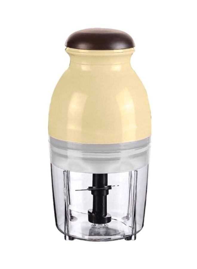 Multipurpose Food Processor 200.0 ml 200.0 W Quatrecutter-yellow Beige/Clear