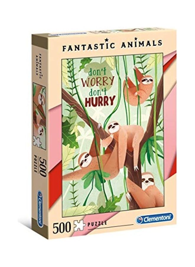 500-Piece Fantastic Animals Puzzle Set