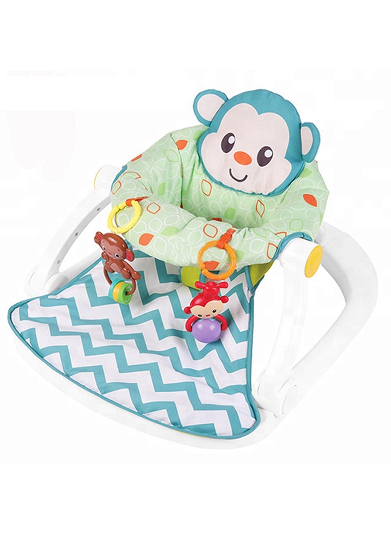 Safe Unique Design Portable Baby Comfortable Floor Seat With Vibrant Colours