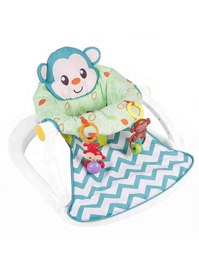 Safe Unique Design Portable Baby Comfortable Floor Seat With Vibrant Colours