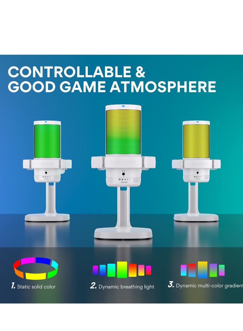 DGM20 GamerWave Condenser USB Gaming RGB Microphone