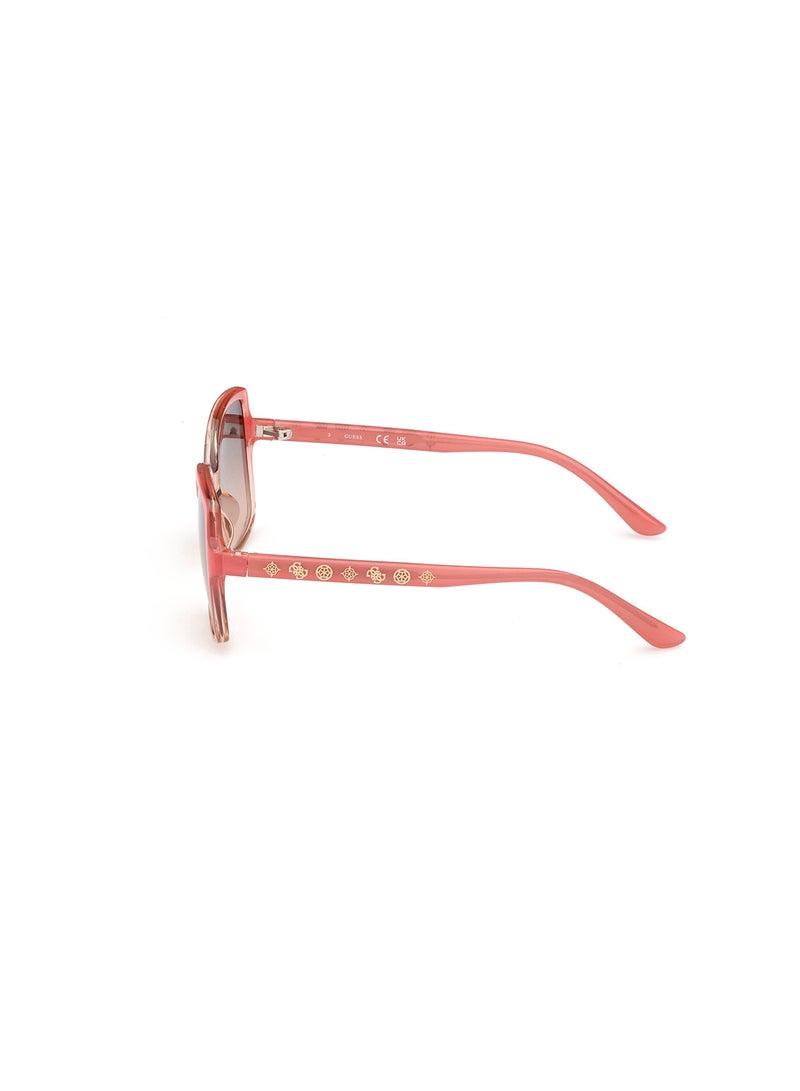Women's UV Protection Square Shape Sunglasses - GU0010074B55 - Lens Size: 55 Mm - Pink