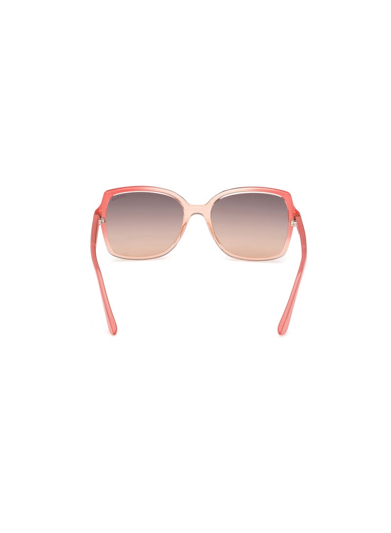 Women's UV Protection Square Shape Sunglasses - GU0010074B55 - Lens Size: 55 Mm - Pink