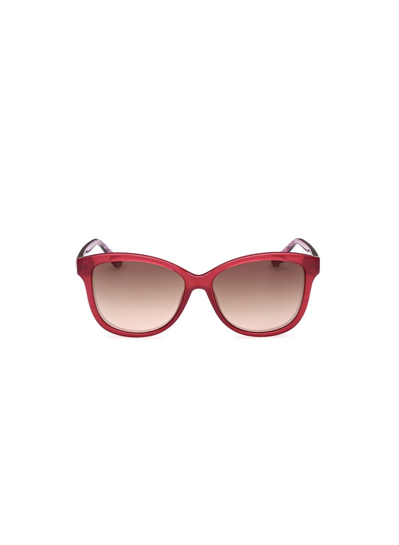 Women's UV Protection Round Sunglasses - GU792069G58 - Lens Size: 58 Mm
