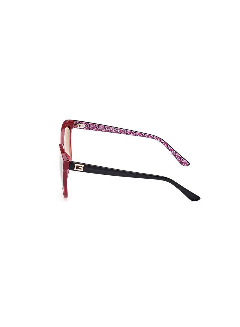 Women's UV Protection Round Sunglasses - GU792069G58 - Lens Size: 58 Mm