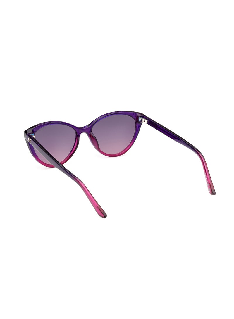 Girls UV Protection Cat Eye Shape Plastic Sunglasses GU829177B51 - Lens Size: 51 Mm - Fuxia