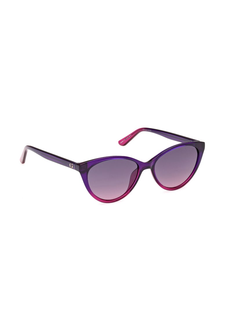 Girls UV Protection Cat Eye Shape Plastic Sunglasses GU829177B51 - Lens Size: 51 Mm - Fuxia