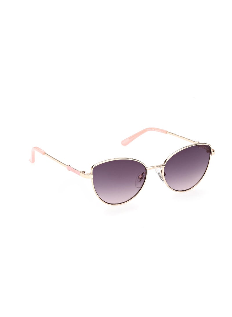 Girls UV Protection Cat Eye Shape Sunglasses - GU921833B48 - Lens Size: 48 Mm - Shiny Pink Gold