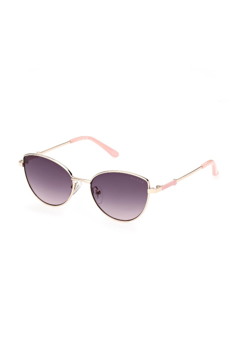 Girls UV Protection Cat Eye Shape Sunglasses - GU921833B48 - Lens Size: 48 Mm - Shiny Pink Gold