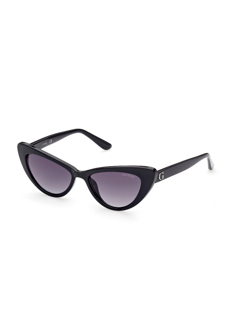 Girls UV Protection Cat Eye Shape Plastic Sunglasses GU921601B49 - Lens Size: 49 Mm - Shiny Black