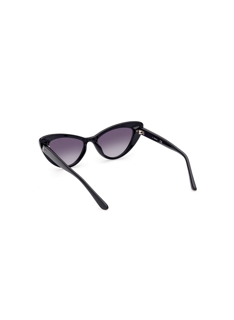 Girls UV Protection Cat Eye Shape Plastic Sunglasses GU921601B49 - Lens Size: 49 Mm - Shiny Black