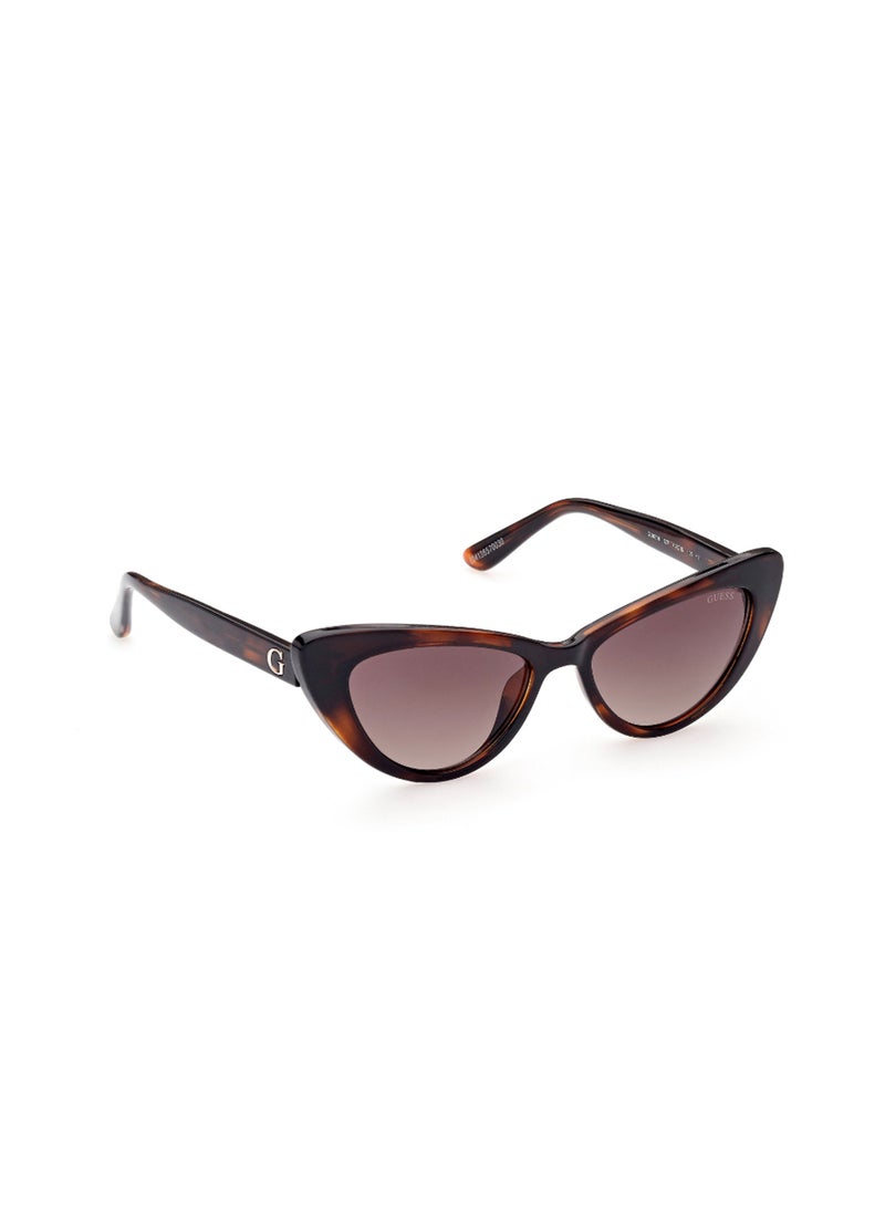 Girls UV Protection Cat Eye Shape Plastic Sunglasses GU921652F49 - Lens Size: 49 Mm - Dark Havana