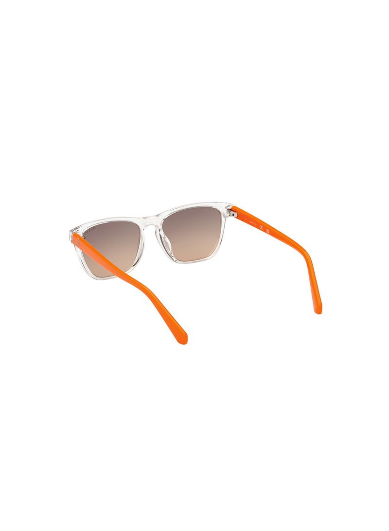 Boys UV Protection Square Shape Sunglasses - GU0012926F49 - Lens Size: 49 Mm - Crystal