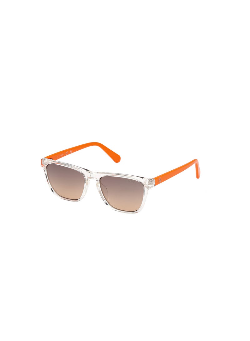 Boys UV Protection Square Shape Sunglasses - GU0012926F49 - Lens Size: 49 Mm - Crystal