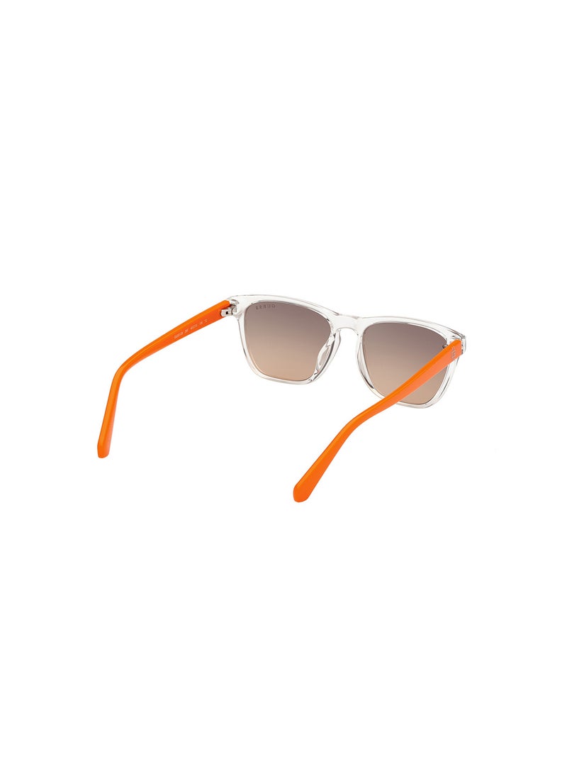 Boys UV Protection Square Shape Sunglasses - GU0012926F49 - Lens Size: 49 Mm - Crystal