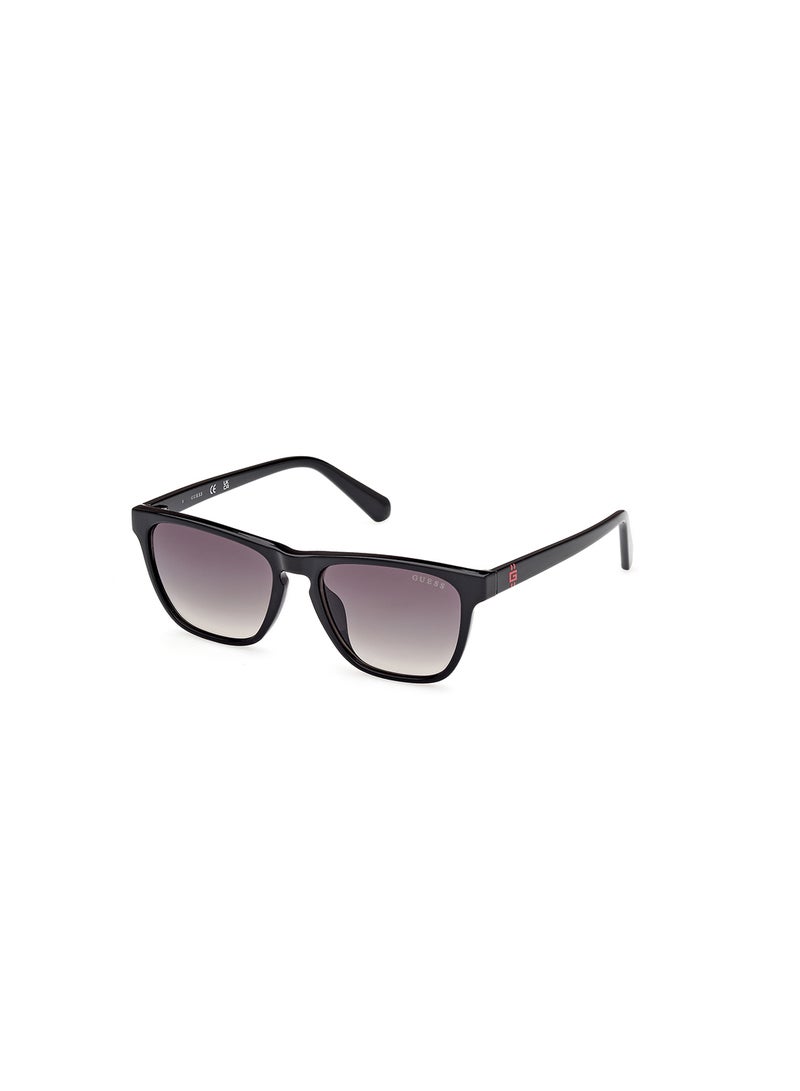 Boys UV Protection Square Shape Sunglasses - GU0012901B49 - Lens Size: 49 Mm - Shiny Black