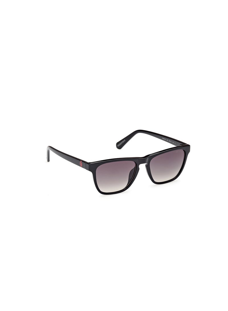 Boys UV Protection Square Shape Sunglasses - GU0012901B49 - Lens Size: 49 Mm - Shiny Black