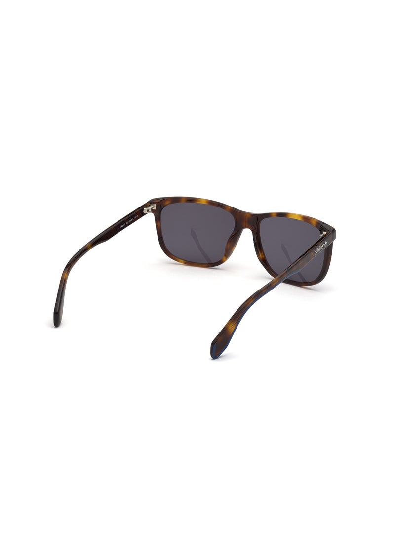 Men's Mirrored Navigator Shape Acetate Sunglasses OR004053X58 - Lens Size: 58 Mm - Blonde Havana