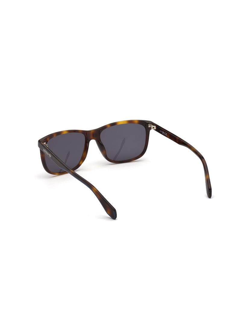 Men's Mirrored Navigator Shape Acetate Sunglasses OR004053X58 - Lens Size: 58 Mm - Blonde Havana