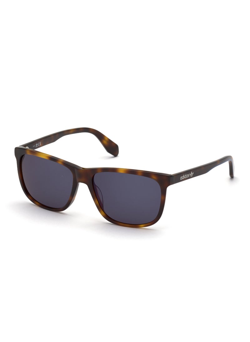 Men's Mirrored Navigator Shape Acetate Sunglasses OR004053X58 - Lens Size: 58 Mm - Blonde Havana