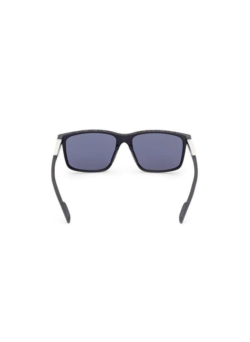 Men's UV Protection Navigator Shape Plastic Sunglasses SP005002A57 - Lens Size: 57 Mm - Matte Black