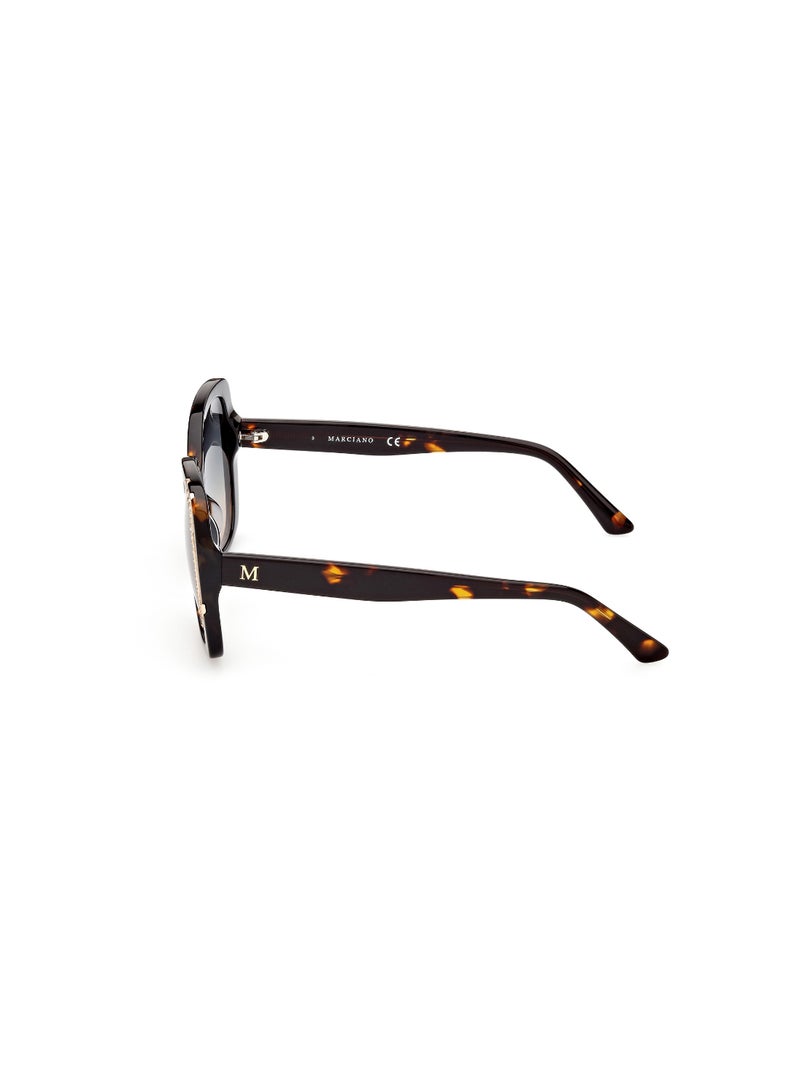 Women's UV Protection Butterfly Shape Acetate Sunglasses GM082152P57 - Lens Size: 57 Mm - Dark Havana